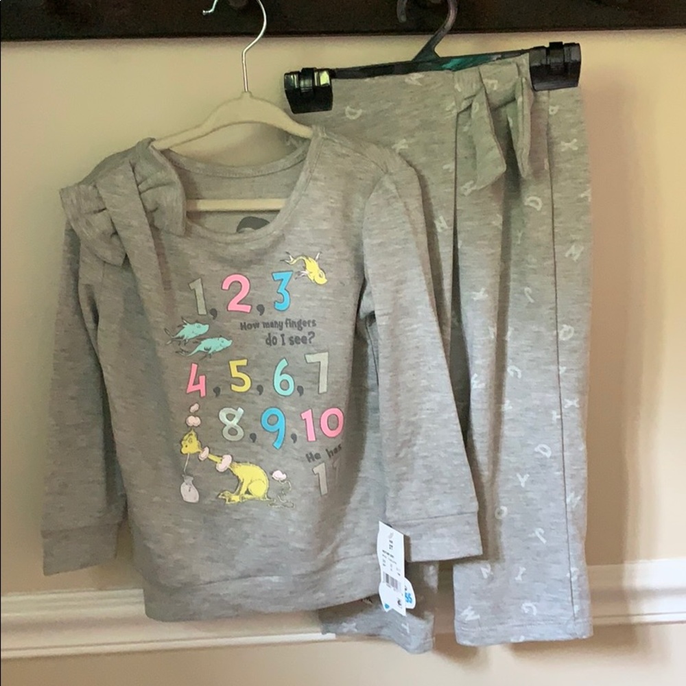 Dr Suess pants and shirt